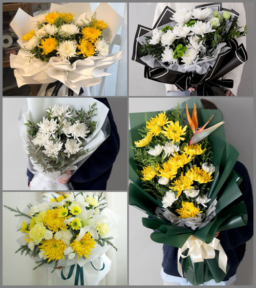 浙江省衢州龙游县龙洲街道西门村白事花束代送